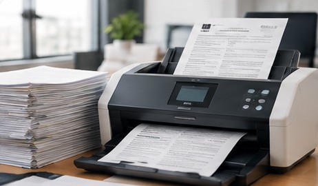 Bulk document scanning and digitization work