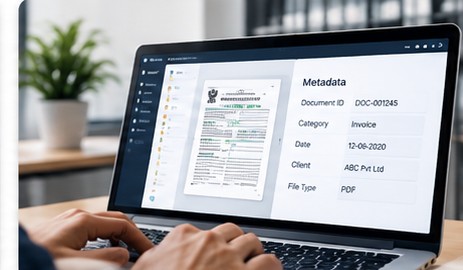 Document indexing and metadata capture for digital records